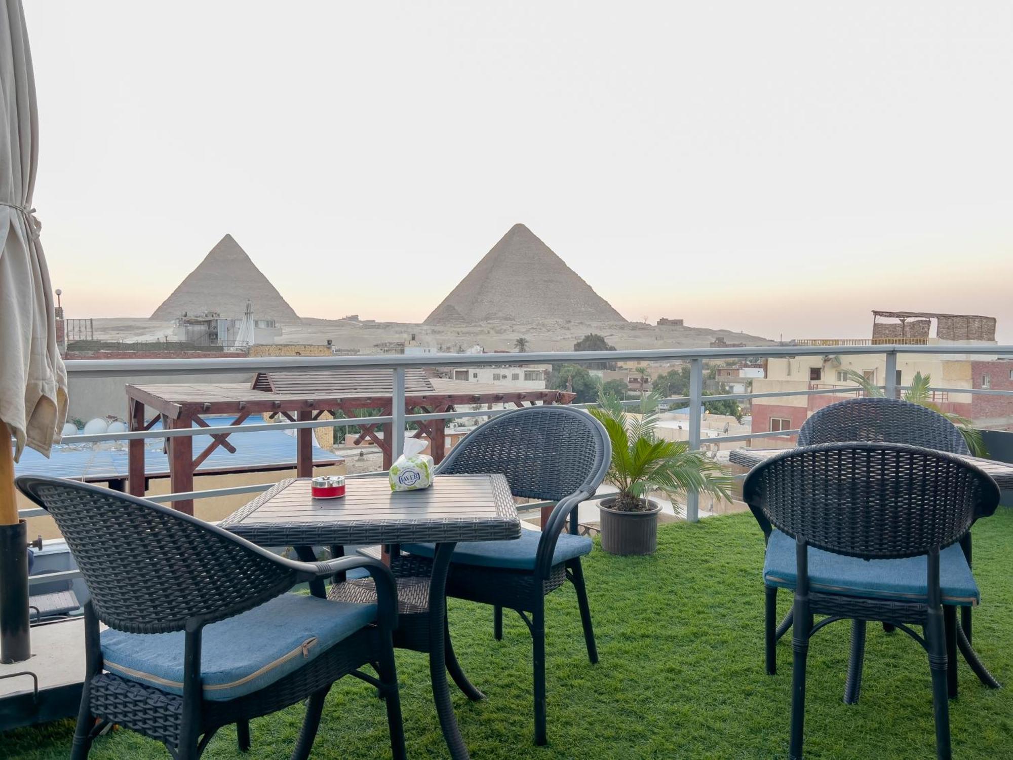 Pyramids Gate Hotel Kafret el-Gabal Eksteriør bilde